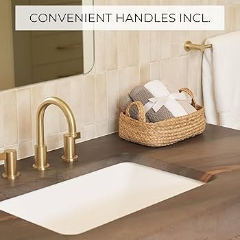 Beautiful Storage Basket Set of 4 - Natural Jute Rope Baskets for Shelves Are Perfect for Organiz... | Amazon (US)