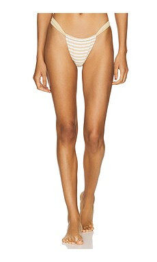 Tularosa Maiori Bottom in Beige & White Stripe from Revolve.com | Revolve Clothing (Global)