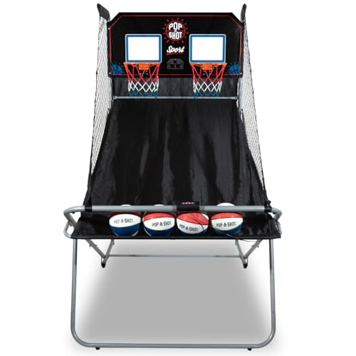 Pop-A-Shot Official Dual Shot Sport Arcade Basketball Game (Black and Blue) | Amazon (US)