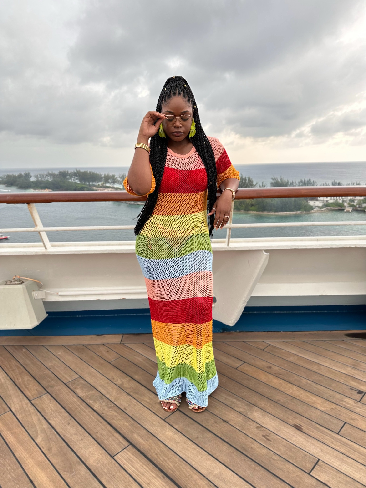 if you’re a colorful swimsuit gworl like me - this cover up is the perfect solution to feeling like you have to buy a new cover up for every new color swimsuit! Perfect length, color, sleeve length, breathability - perfect everything! (I sized up from L to XL)

#LTKStyleTip #LTKSwim #LTKMidsize