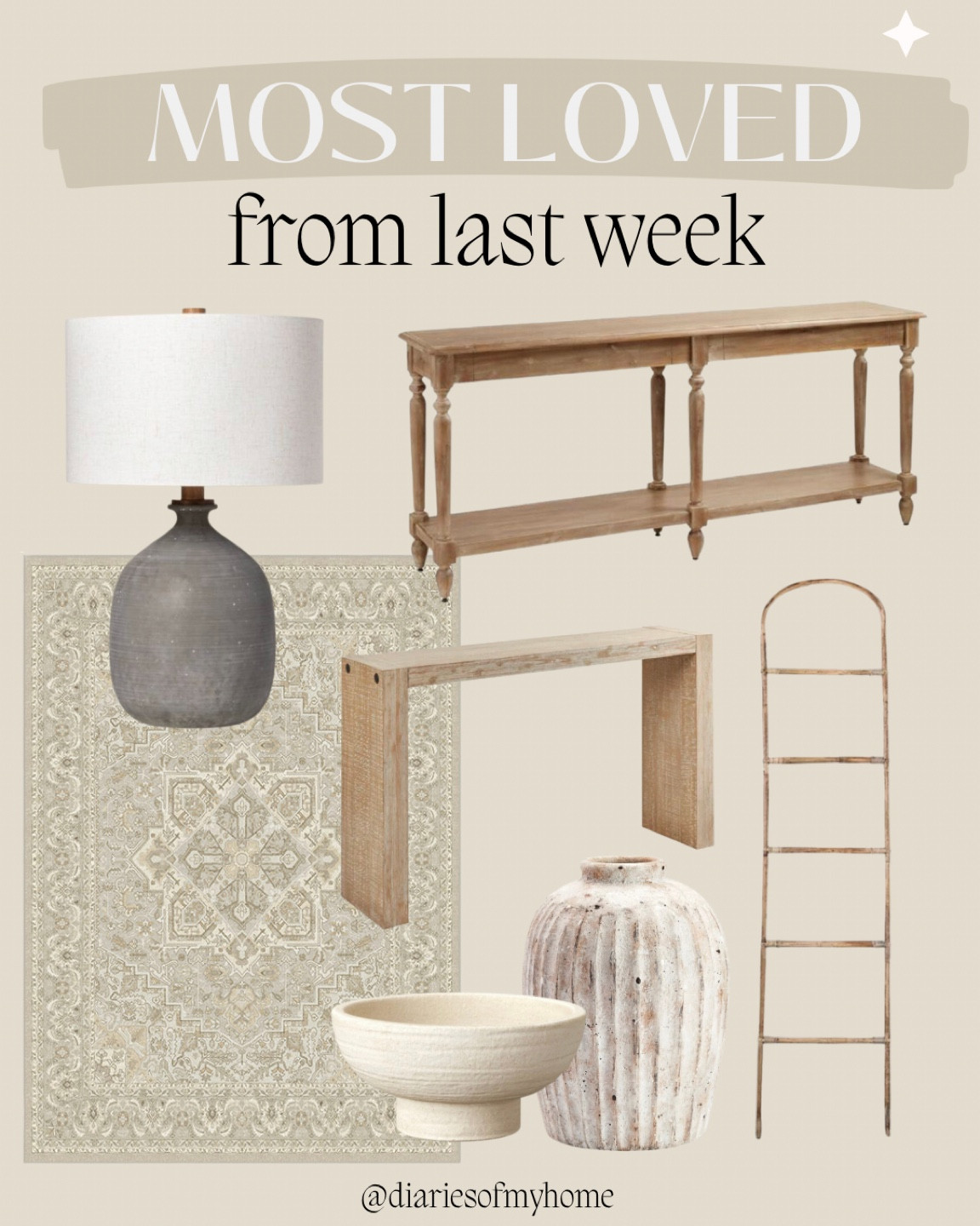 Most Loved from Last Week #bestsellers #topsellers #followerfavorites #faves


#bestselling #tablelamp #console #entryway #entrytable #blanketladder #vase #bowl #rug #arearug #home #decor #organicmodern #modern #vintage #rustic #homeideas #moodboard #designboard #homeinspo #roominspo #neutralhome #neutrals #neutralaesthetic #latina #dallas #puertorican #homes #livingroom #bedroom #bathroom #hallway #ideas 

#LTKFind #LTKSale #LTKhome