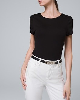 Super-Soft Pima Cotton Tee | White House Black Market