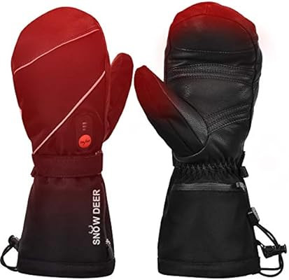 Guantes calefactados, guantes de esquí para hombre y mujer, guantes de esquí con calefacción, ... | Amazon (US)