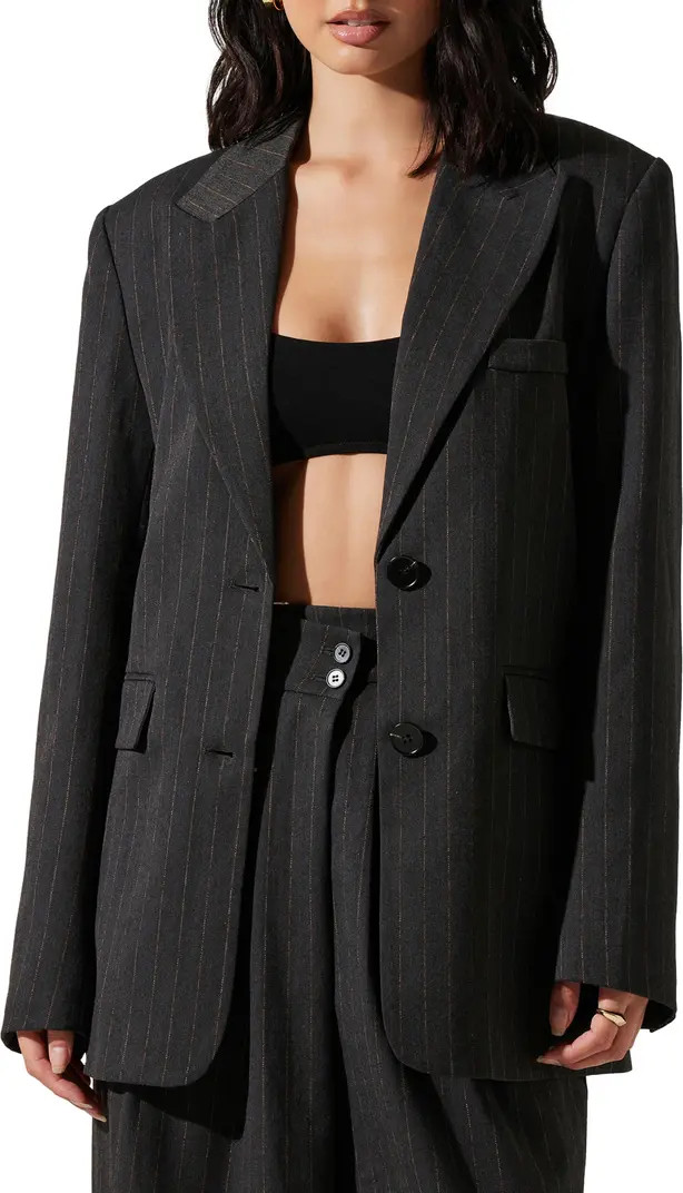 Pauline Oversize Pinstripe Blazer | Nordstrom