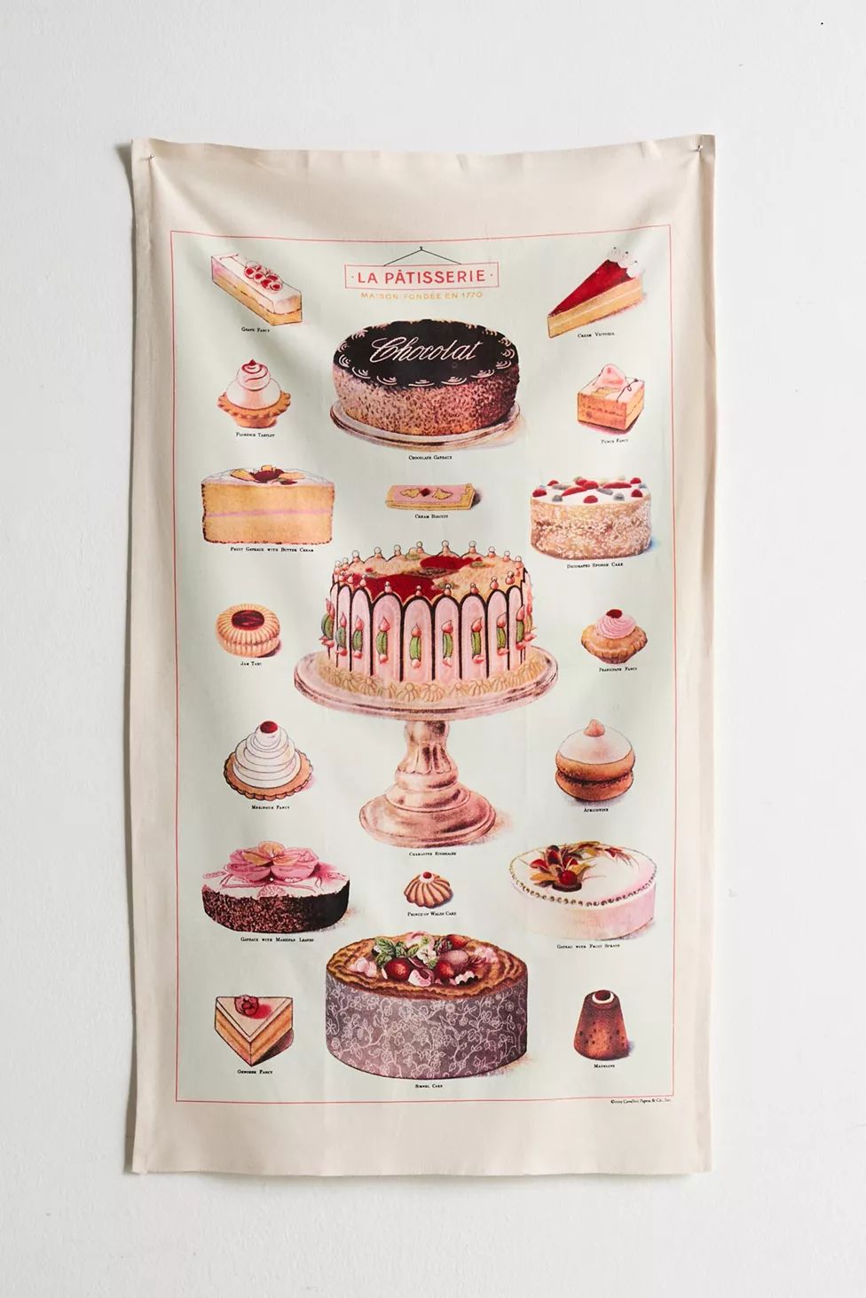 Cavallini Papers Food Specimen Reference Tapestry | Urban Outfitters (US and RoW)
