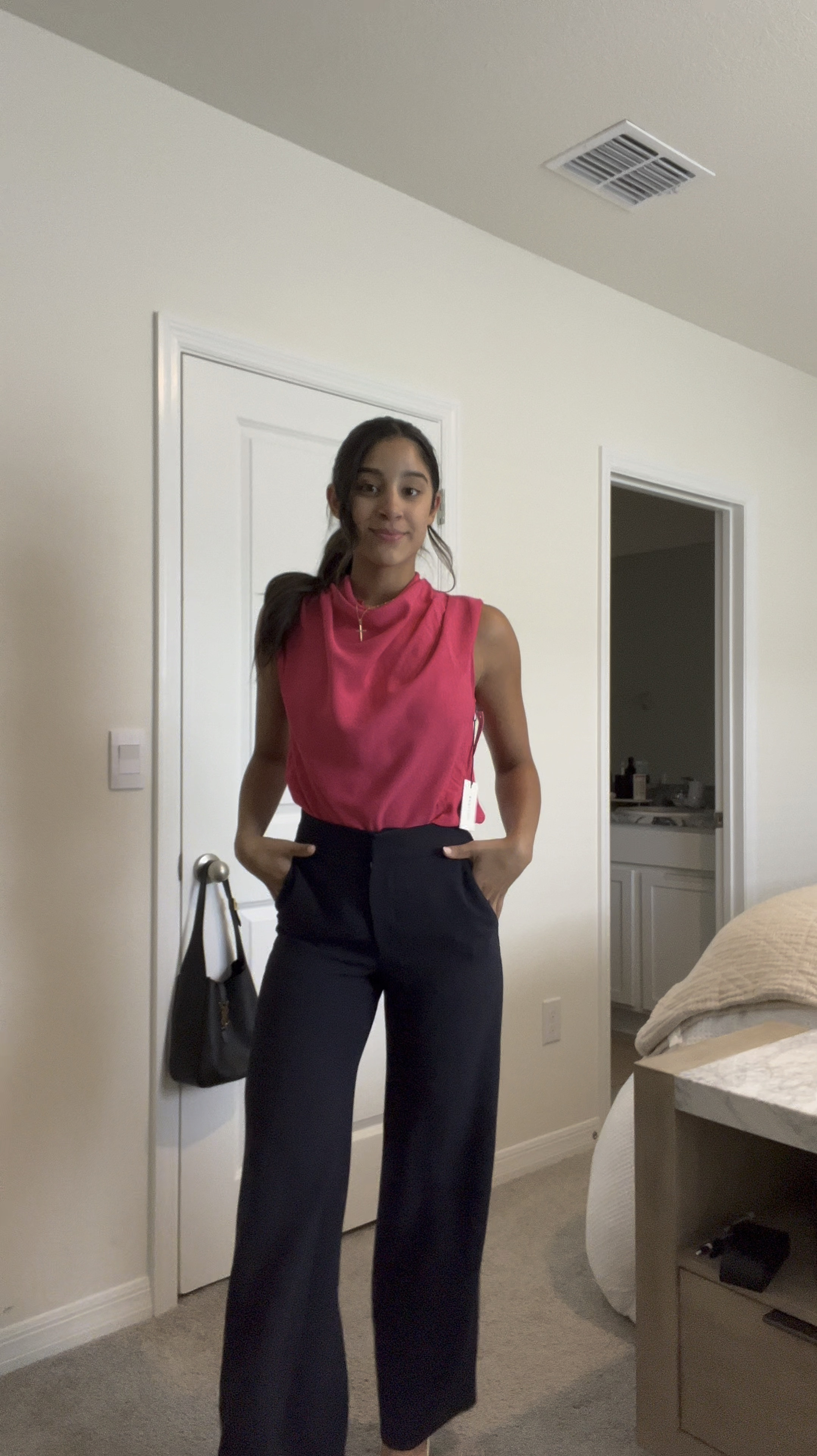 Little pop of color !! Still able to shop the Aritzia sale!! 🥰 

#LTKStyleTip #LTKWorkwear #LTKFindsUnder100