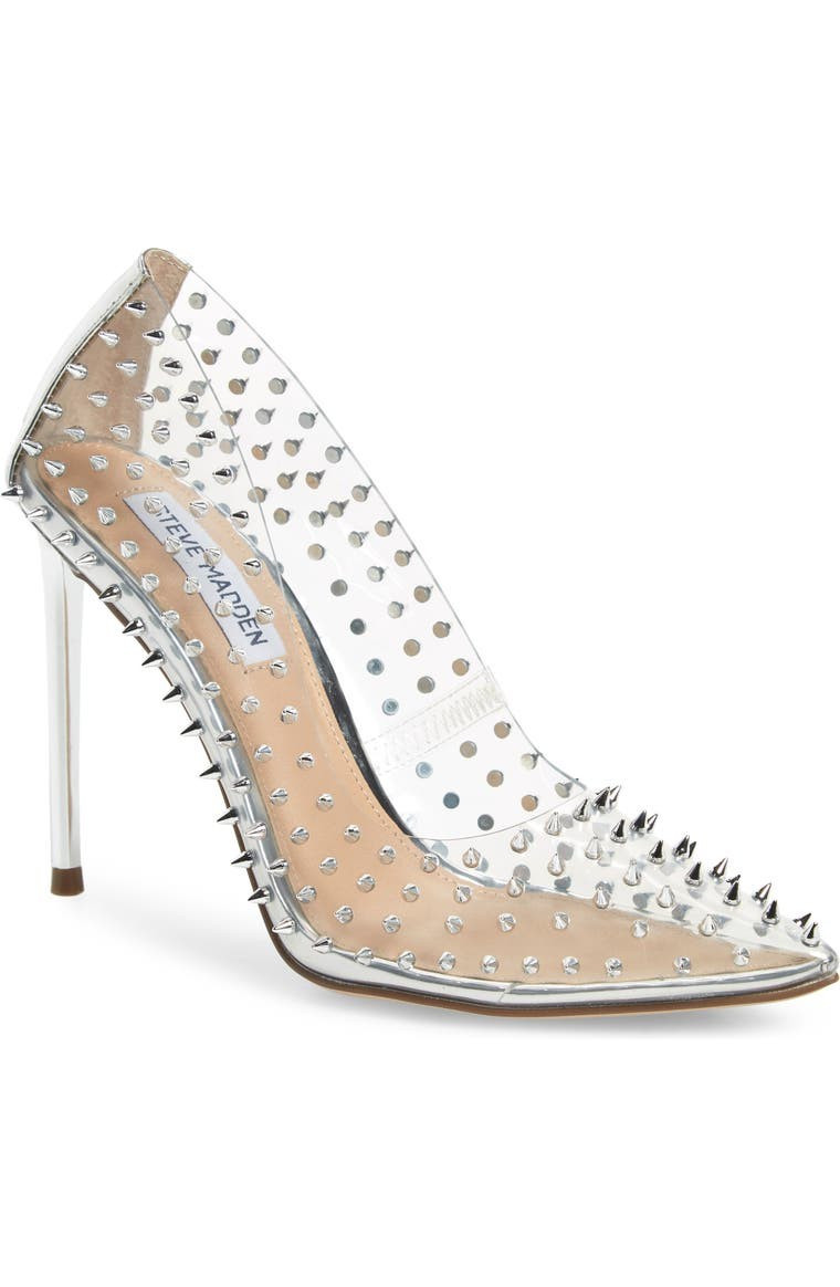 Vala Spiked Pointed Toe Pump | Nordstrom