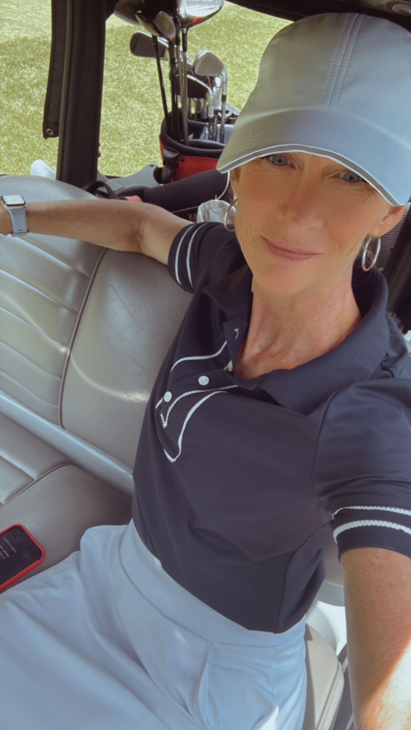 The perfect hat for a day out on the course ⛳️. Love these @ponyflo hats!

#LTKOver40 #LTKActive #LTKSeasonal