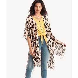 Leopard Printed Kimono | Sole Society (US)