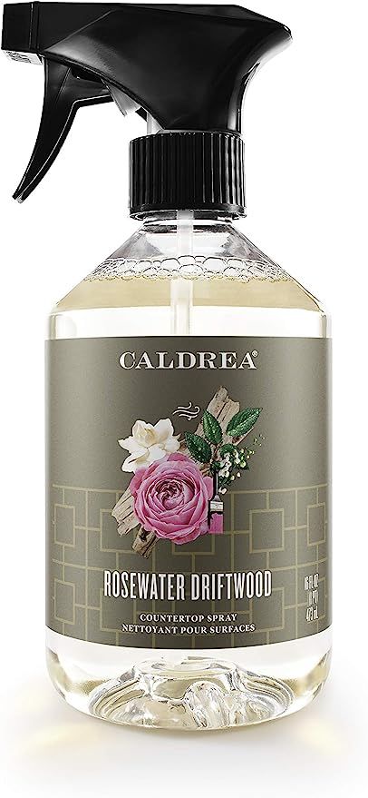 Caldrea Multi-surface Countertop Spray Cleaner, Made with Vegetable Protein Extract, Rosewater Dr... | Amazon (US)