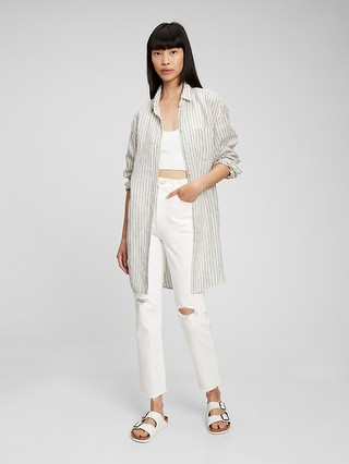 Linen Weekend Tunic Shirt | Gap (US)