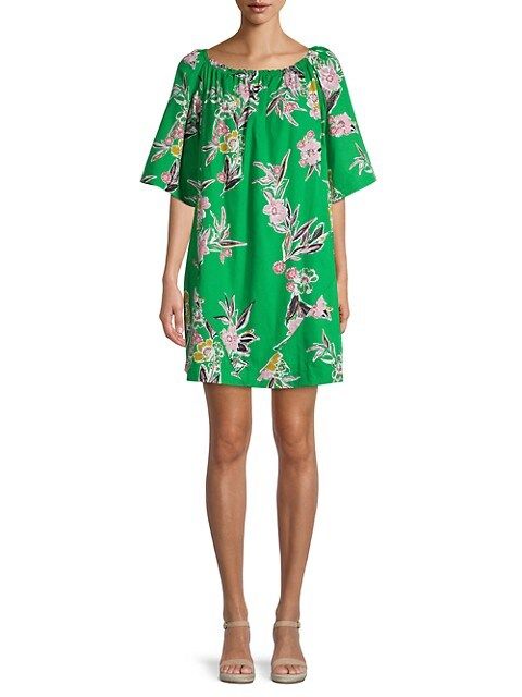 Free People Jodie Floral-Print Tunic on SALE | Saks OFF 5TH | Saks Fifth Avenue OFF 5TH