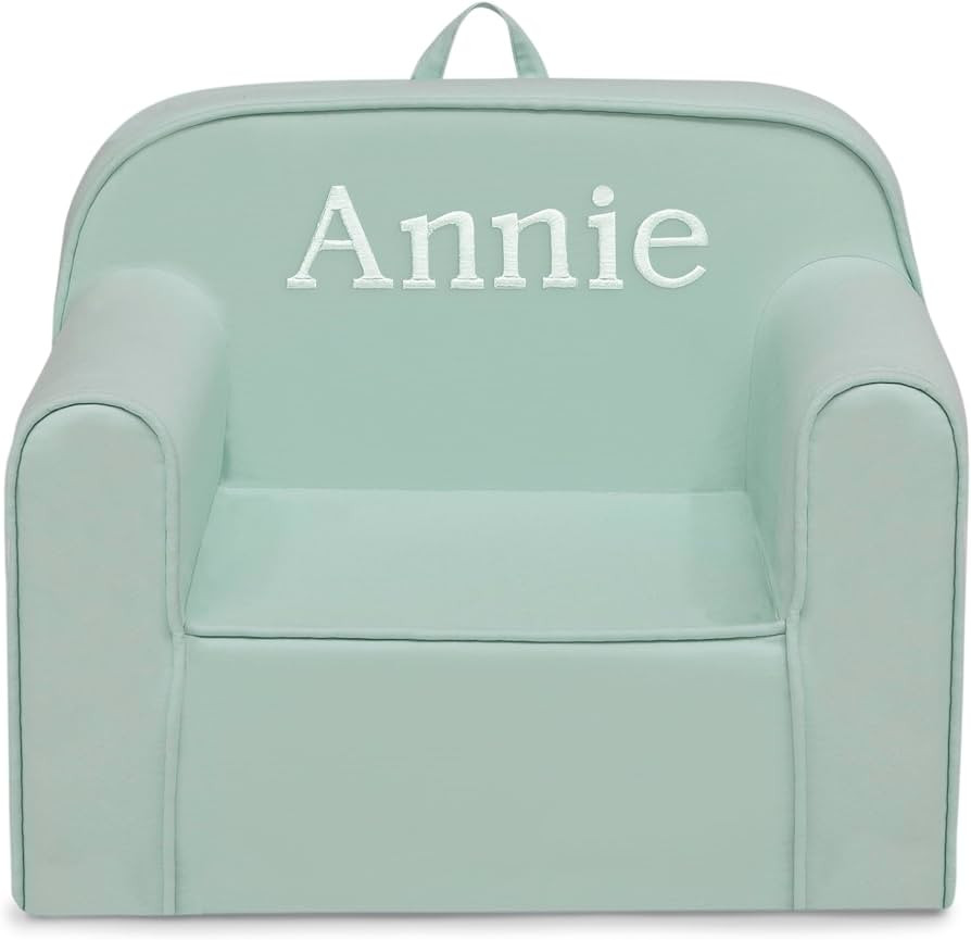 Delta Children Personalized Cozee Chair - Customize with Name \u2013 Foam Kids Chair for Ages 18 ... | Amazon (US)