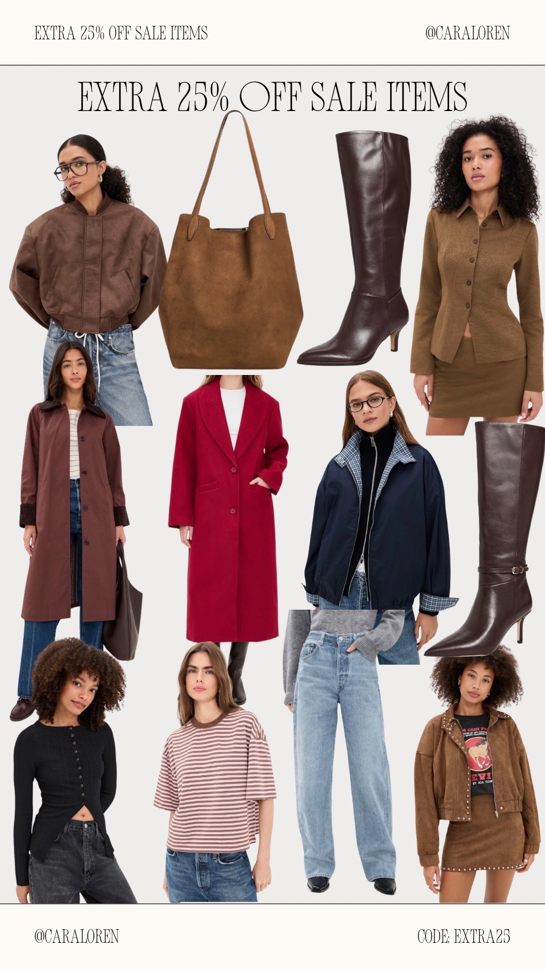 Extra 25% off sale items with code EXTRA25

#LTKSaleAlert