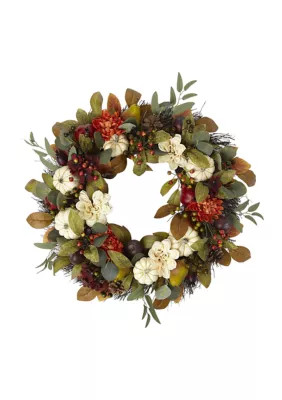 Biltmore® Pumpkin Pomegranate Wreath | Belk
