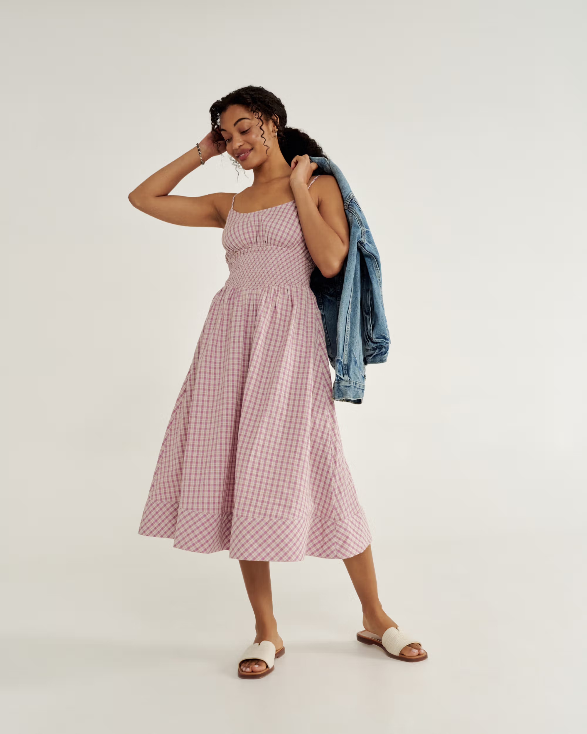 Women's Tiered Midi Dress | Tecovas | Tecovas