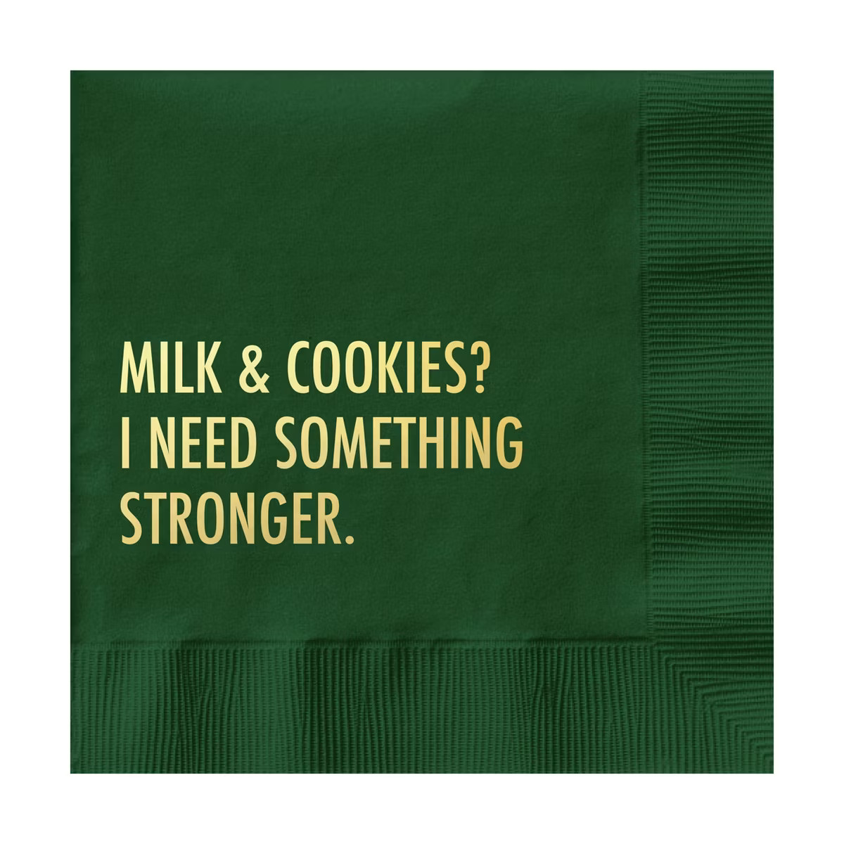 Pretty Alright Goods 20ct 'Milk and Cookies? I Need Something Stronger' Cocktail Napkins | Target