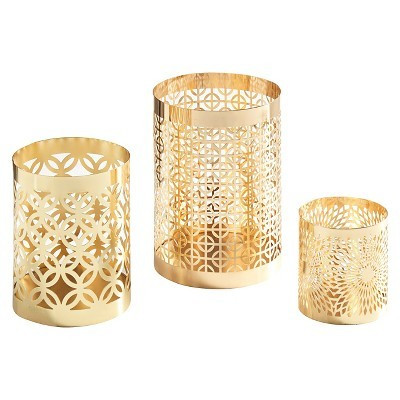 Set of 3 Filigree Hurricanes Gold - Danya B. | Target