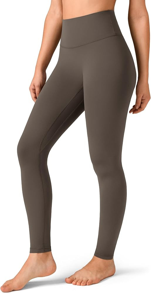 Colorfulkoala Dreamlux No Front Seam Leggings for Women 25"/28" Inseam, High Waisted Buttery Soft... | Amazon (US)