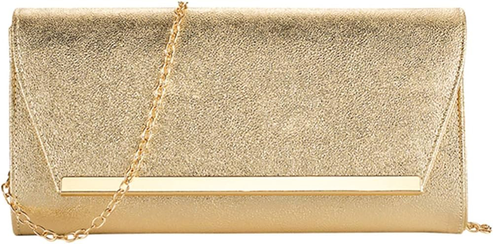 Evening Bag for Women,gold clutch evening purses,handbags Crossbody Shoulder Wedding Bride Purse | Amazon (US)