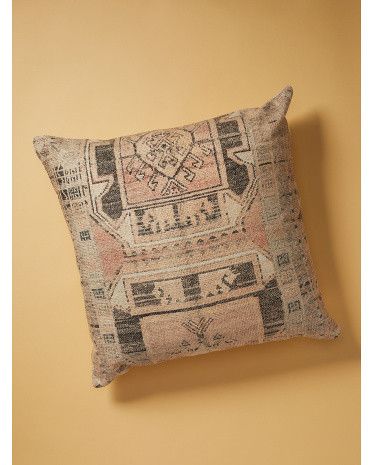 22x22 Dusty Abstract Pillow | HomeGoods