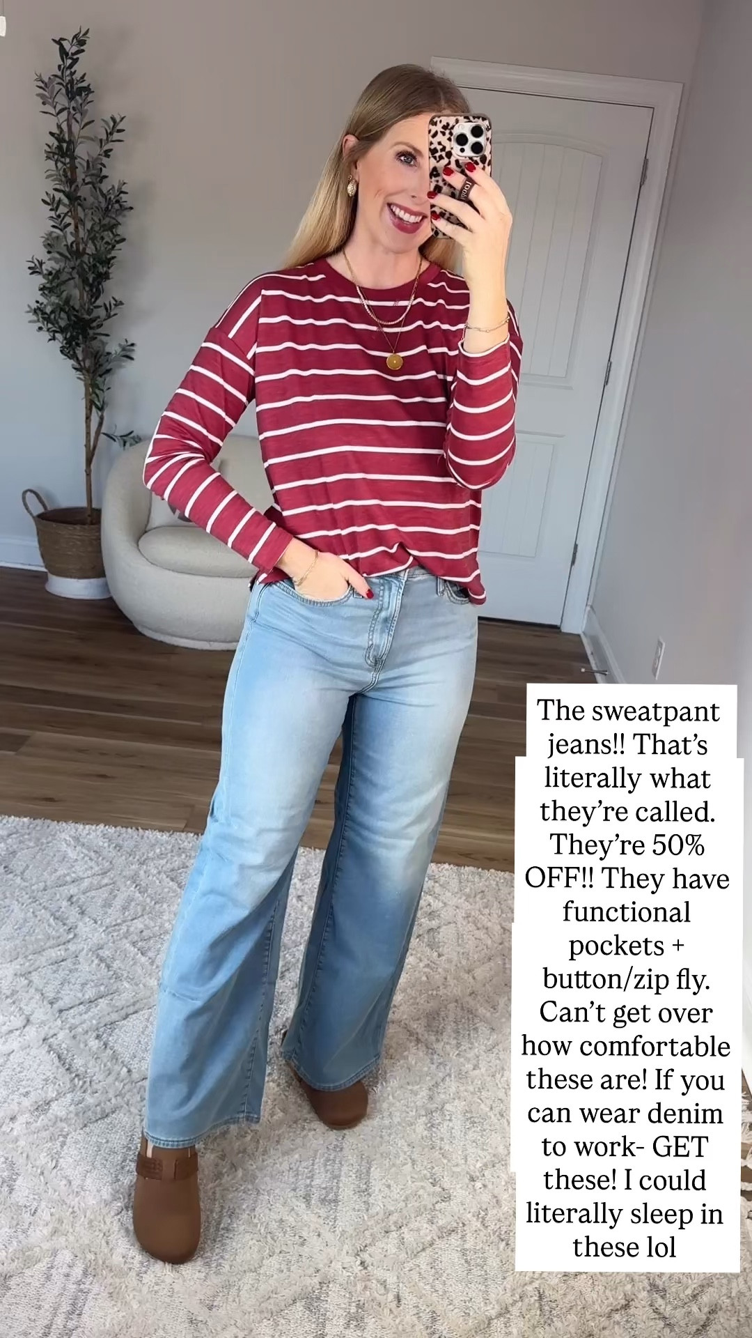 The gap factory sweatpants jeans! 

#LTKSaleAlert #LTKmomlife #LTKootd