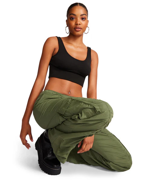 KENZIE PANT OLIVE | Steve Madden (US)