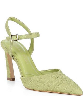 Gianni Bini Geno Brocade Ankle Strap Pointed Toe Pumps | Dillard's | Dillard's