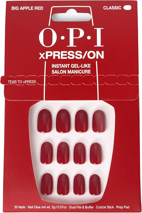OPI xPRESS/ON Press on Nails | Short Round Classic, Long Almond & Coffin Shape Press-On Professio... | Amazon (US)