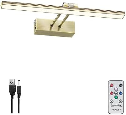 FUNCHDAY Picture Light,Battery Art Lights for Wall,Wireless Remote Painting Light with Timer and ... | Amazon (US)