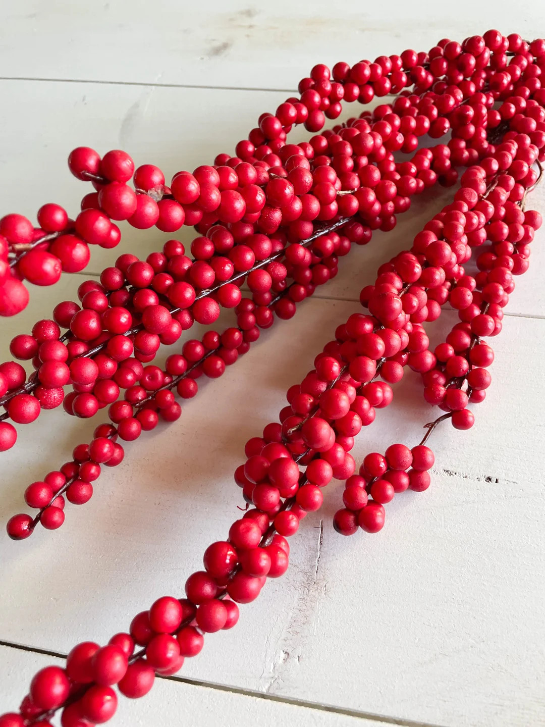 Red Holiday Berry Stem 1pcs  Berries  Holiday Decor  - Etsy | Etsy (US)