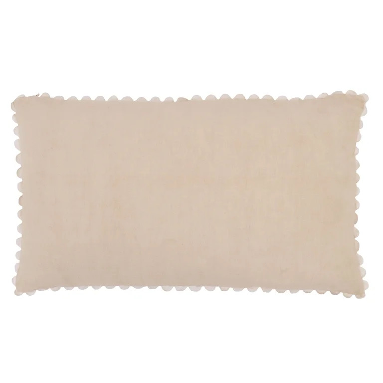 Better Homes & Gardens 14" x 24" Beige and Green Picnic Plaid Decorative Throw Pillow | Walmart (US)