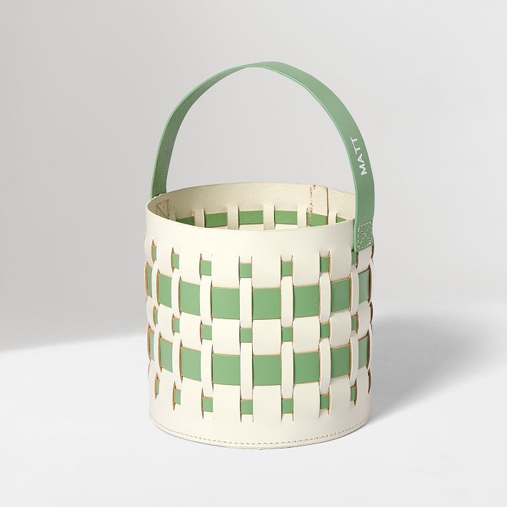 Easter Recycled Vegan Leather Basket | West Elm (US)
