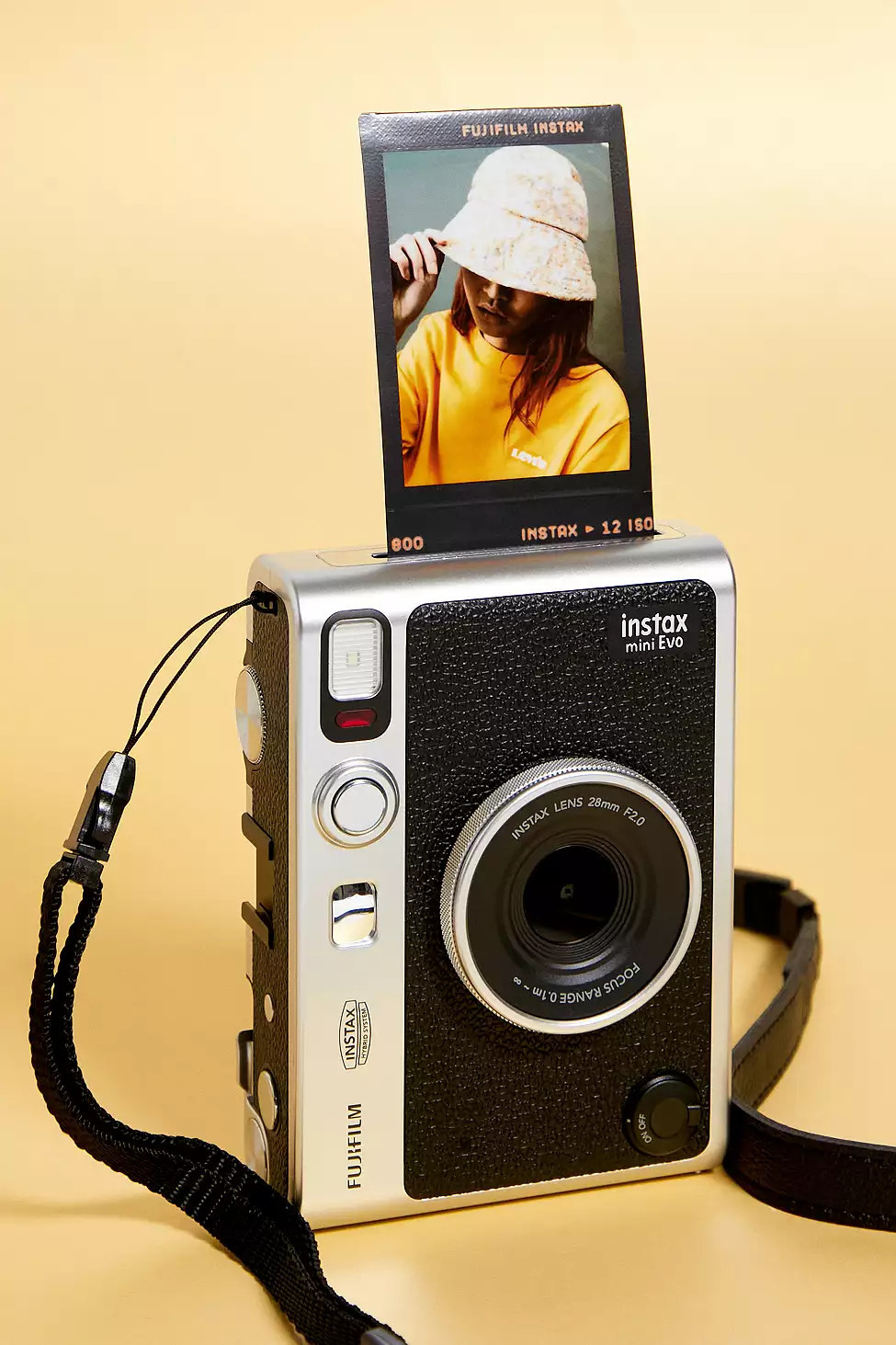 Fujifilm Instax Mini Evo Camera - Black 8.7cm x 12.3cm x 3.6cm at Urban Outfitters | Urban Outfitters UK