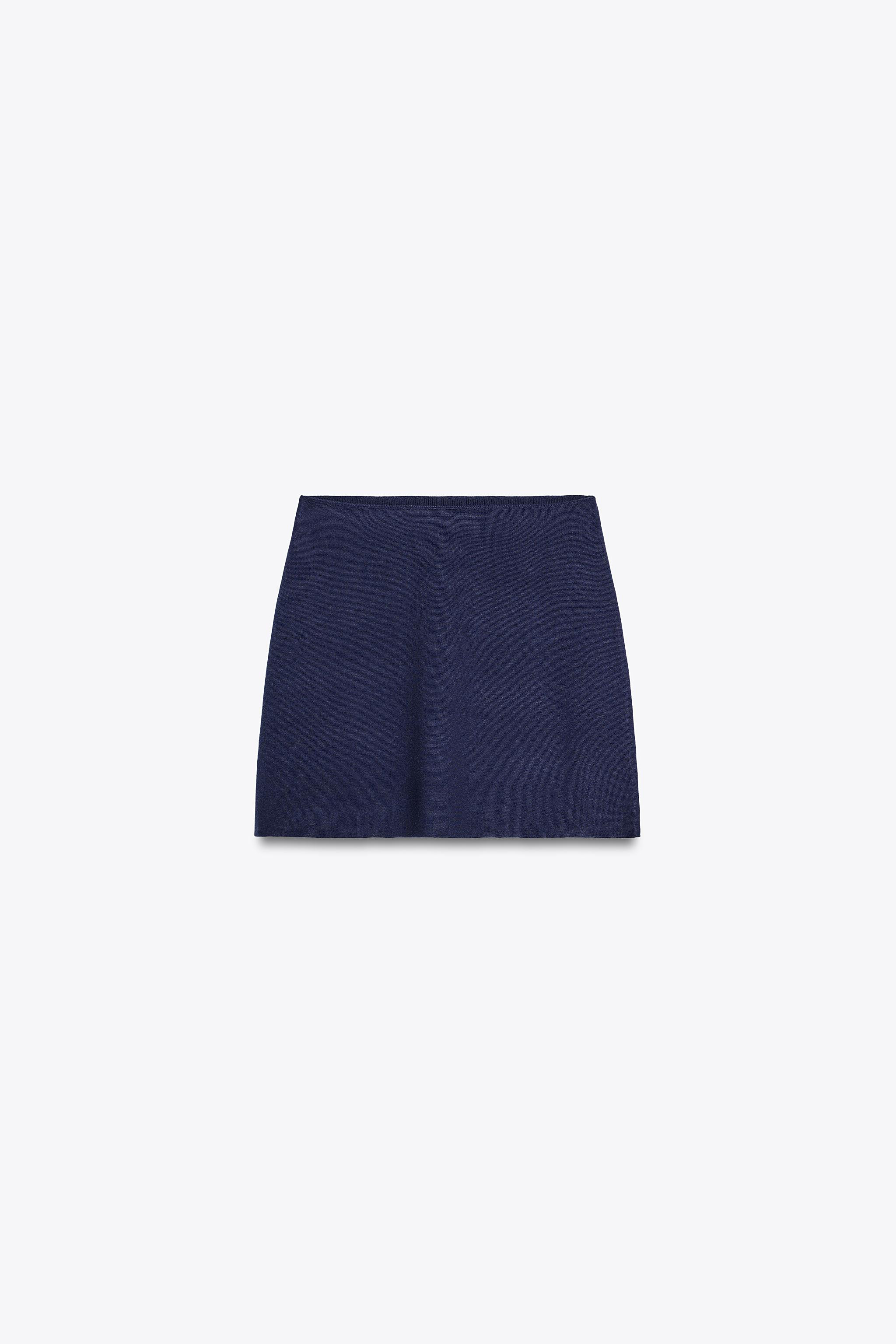 Skirt with high elastic waistband. A-line silhouette. | Zara US