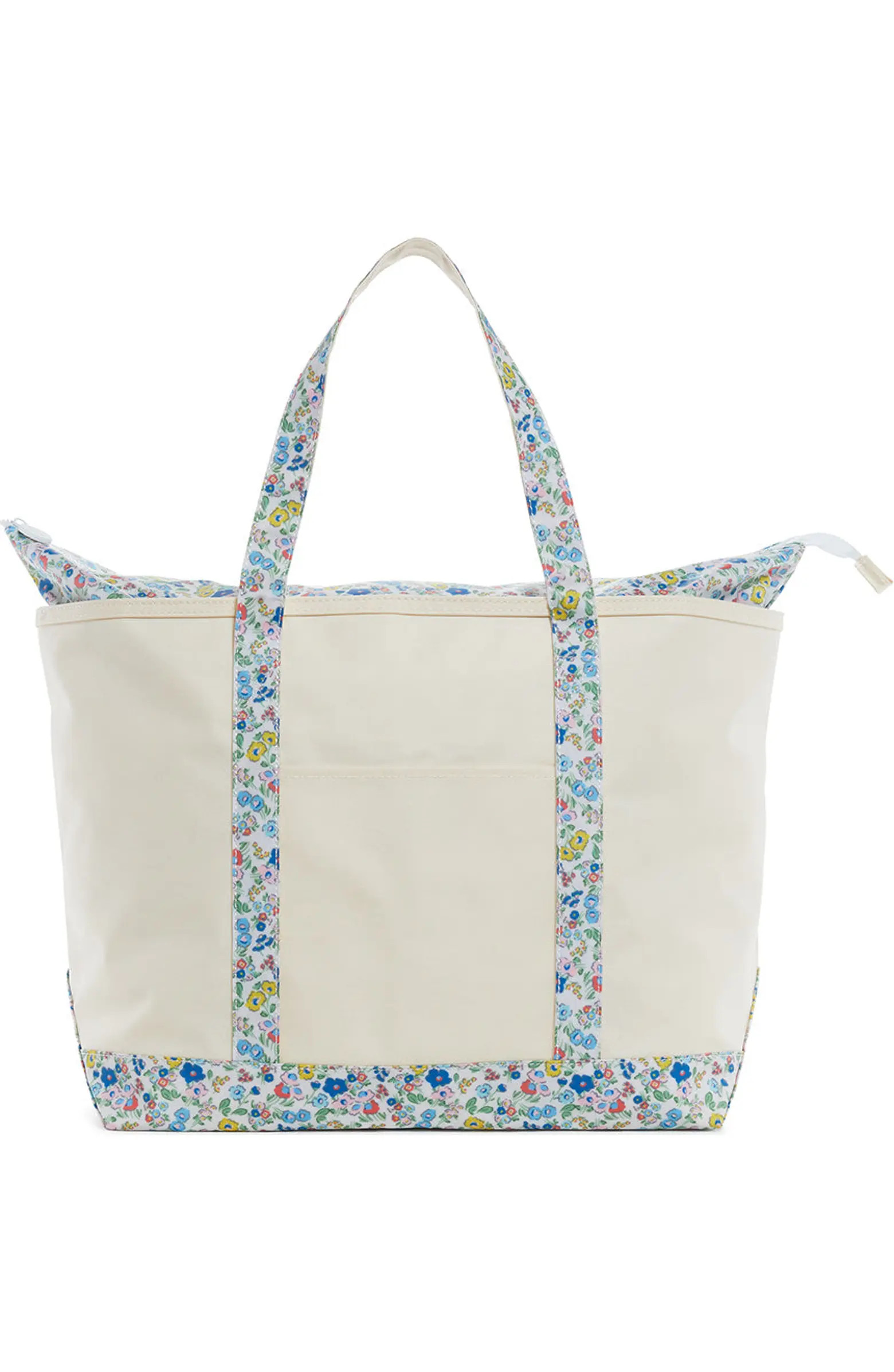 Posies Floral Coated Canvas Maxi Tote | Nordstrom