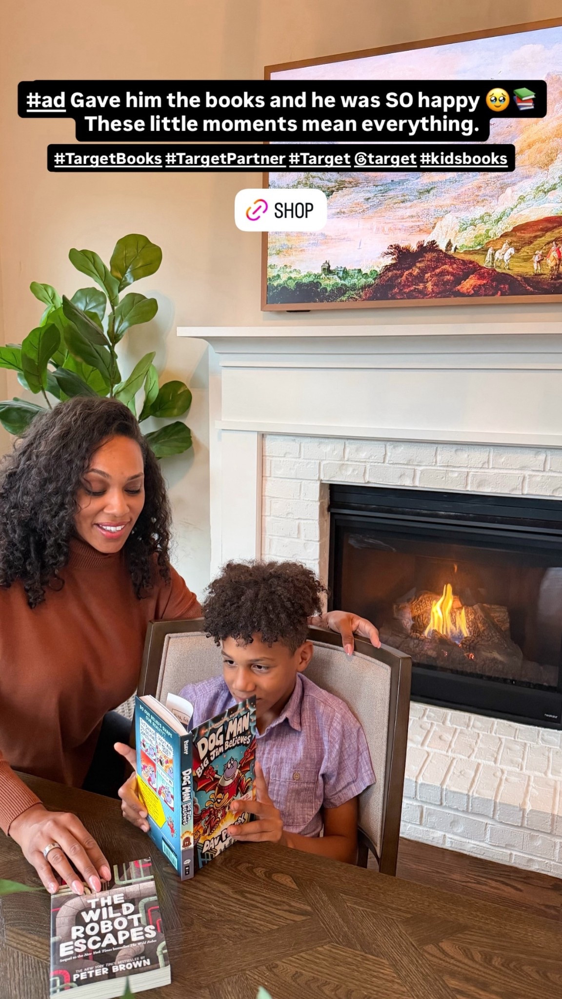#ad Gave him the books and he was SO happy 🥹📚
These little moments mean everything. #TargetBooks #TargetPartner #Target @target #kidsbooks