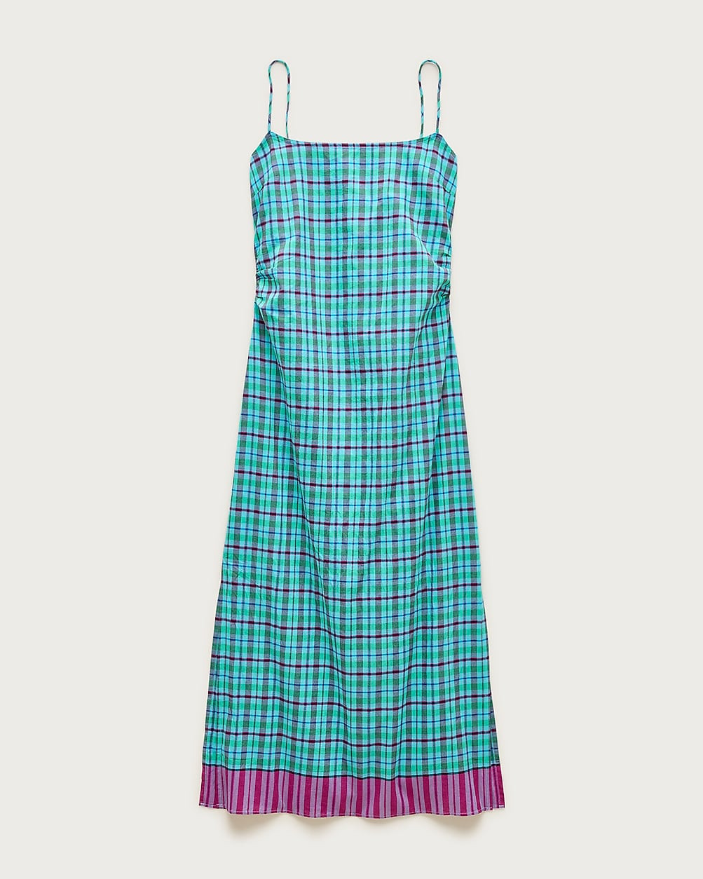 Open-back beach dress in Indian madras cotton | J. Crew US