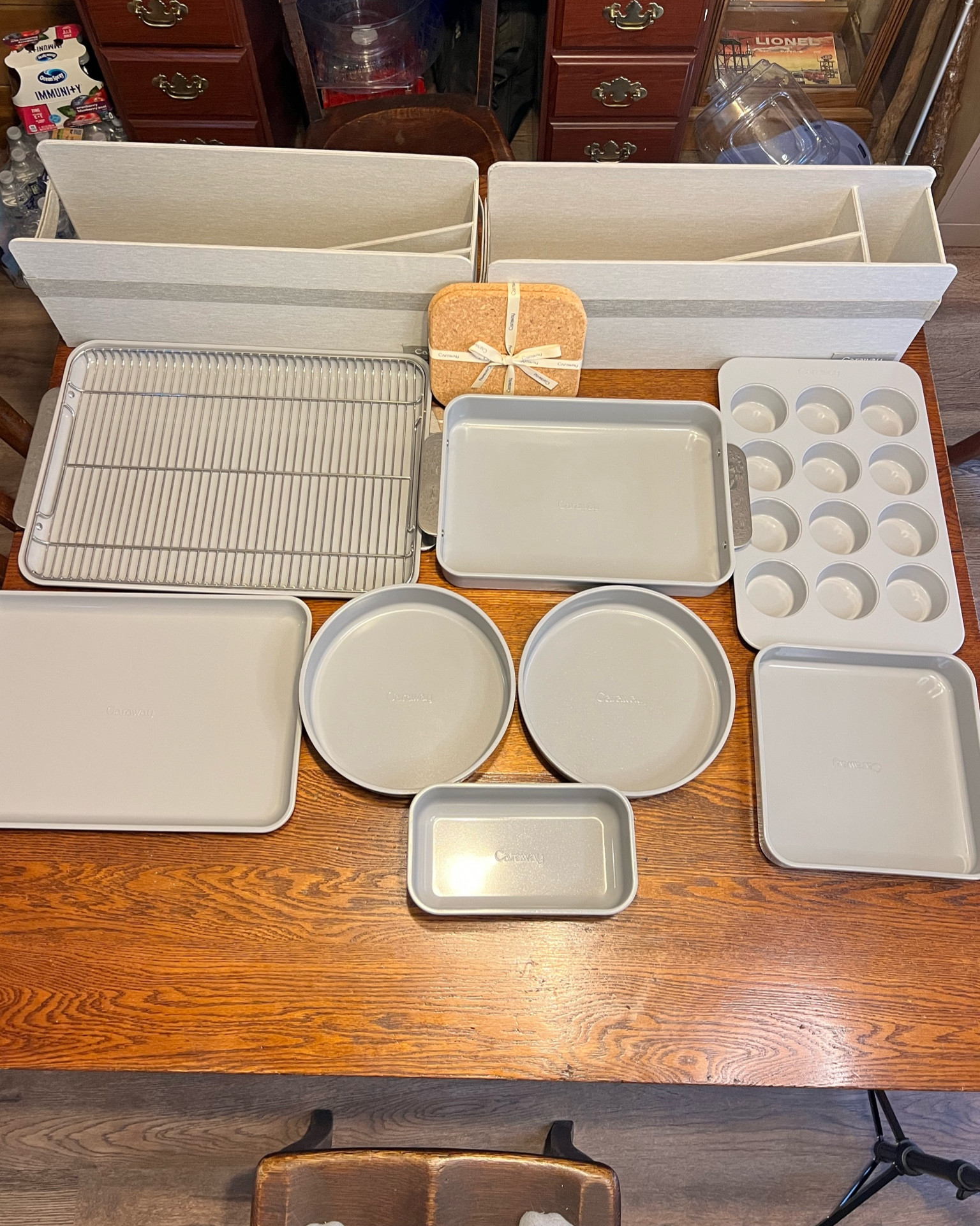 I had the Caraway bakeware set on my list last year and I am SO happy I have them!! They’re non stick, non toxic, and great quality. I love that they come with the two storage sets! Perfect gift for someone who loves to bake/cook. 
#christmasgifts #giftsforher #kitchenfinds #bakeware #housewarminggifts #caraway 

#LTKhome #LTKfamily #LTKGiftGuide