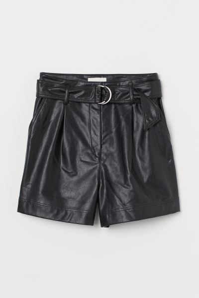 Faux Leather Shorts | H&M (US + CA)