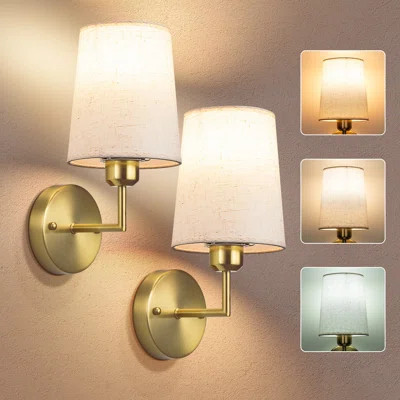 Battery Operated Wall Sconce, Rechargeable Wall Sconces Wall Decor Set Of 2 | Wayfair North America