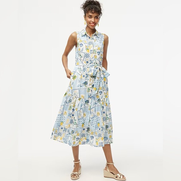 J.Crew Collared midi dress | Poshmark