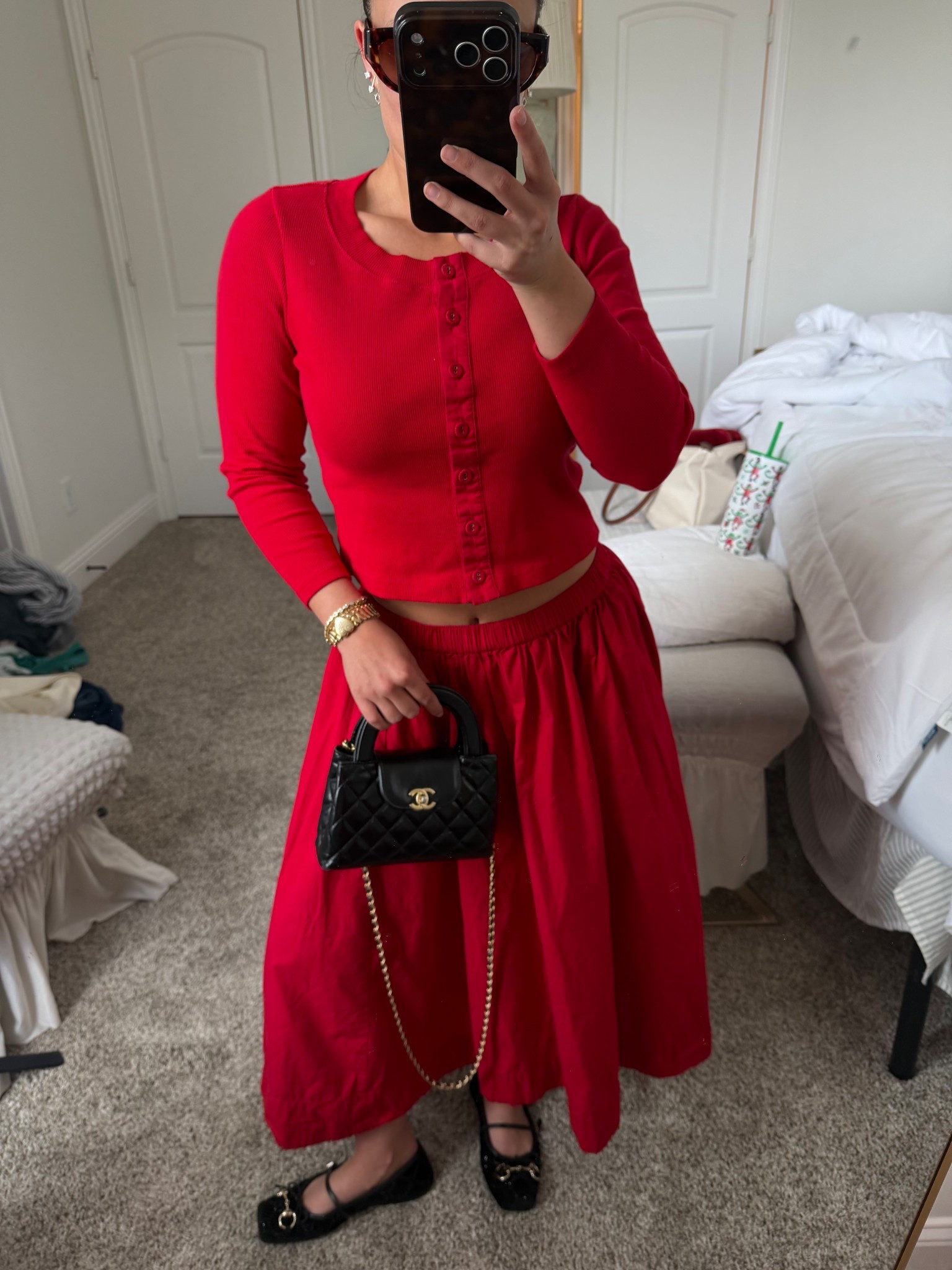 Red free people set. Perfect for almost anything! So put together and chic

#LTKHoliday #LTKootd #LTKSeasonal