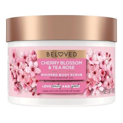 Beloved Cherry Blossom & Tea Rose Body Scrub - 10oz | Target