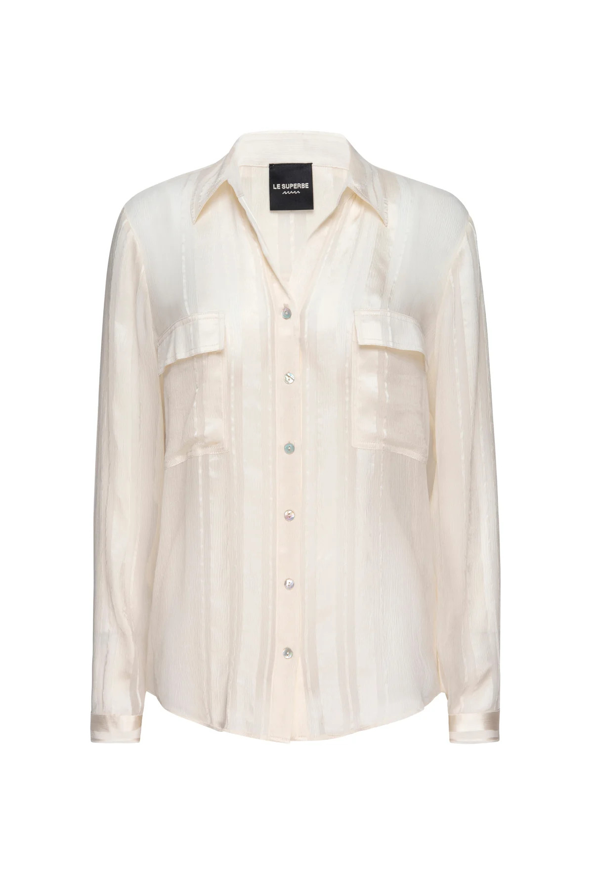 Ribbon Stripe Shirt | Le Superbe