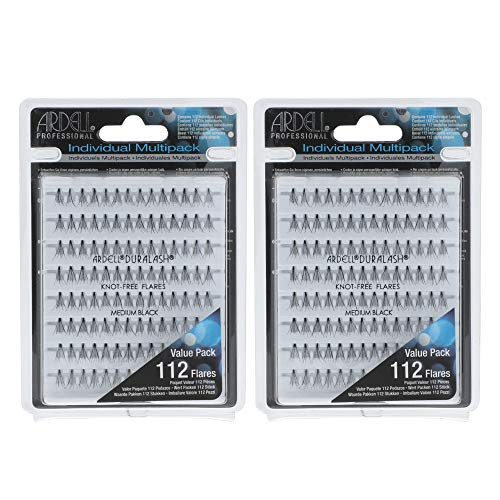 Ardell False Eyelashes Multipack Knot-Free Individuals Medium Black, 2-Pack | Amazon (US)