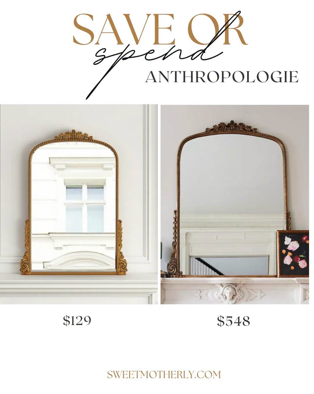 Save vs spend mirror

wall mirrors
full length mirrors
floor length mirror
arched wall mirror
decorative home mirror
entryway mirror
bedroom mirror
bathroom vanity mirror
modern accent mirror
large leaning mirror

#LTKSeasonal #LTKSaleAlert #LTKHome