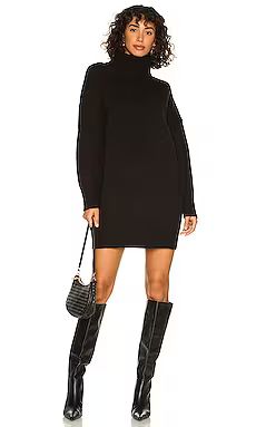 ALL THE WAYS Monica Sweater Dress in Black from Revolve.com | Revolve Clothing (Global)