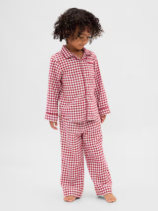 Baby & Toddler Recycled Flannel PJ Set | Gap (CA)