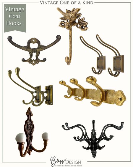 Vintage coat hooks 🧥

ETSY, brass coat hook, vintage hooks 

#LTKhome #LTKstyletip #LTKFind